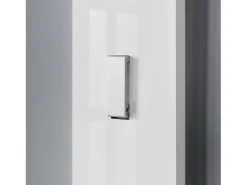 Cabide para guarda-roupa 170 cm ganchos para roupas de parede painel de parede branco 03_0002143
