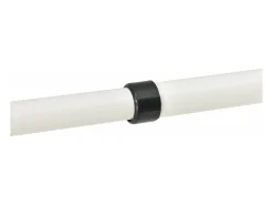 Cabide telescópico ajustável suporte para guarda-roupa 305 cm branco 03_0003505