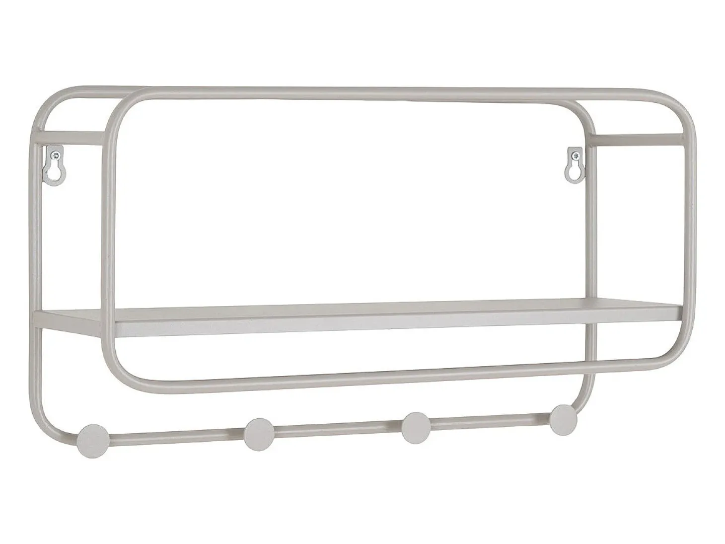 Cabides de Parede Feira, Cinzento, 15x45x25 cm, Kendra Home