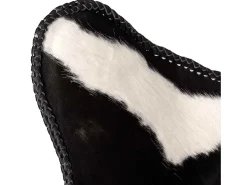 Cadeira Borboleta | Seta Chair pele de vaca genuína preto e branco SHL576452