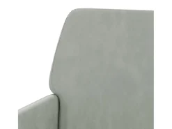 Cadeira c/ apoio de braços 62x79x79 veludo cinzento-claro