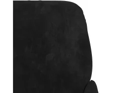 Cadeira c/ apoio de braços 62x79x79 cm veludo preto