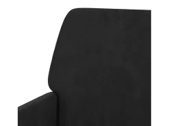 Cadeira c/ apoio de braços 62x79x79 cm veludo preto