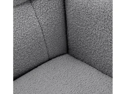 Cadeira de balanço - Cadeira de sala para quarto - Capacidade de carga até 120 kg - Poliéster - Cinza - 68 x 75 x 92 cm