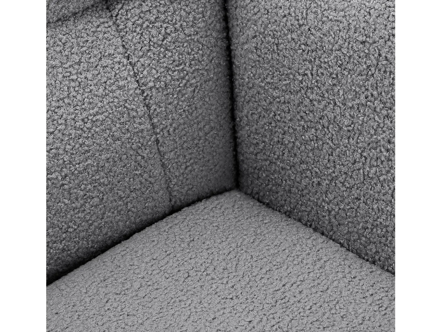 Cadeira de balanço - Cadeira de sala para quarto - Capacidade de carga até 120 kg - Poliéster - Cinza - 68 x 75 x 92 cm