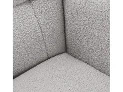 Cadeira de balanço - Cadeira relaxante para sala de estar e quarto - Cinza claro - 75 x 68 x 92 cm