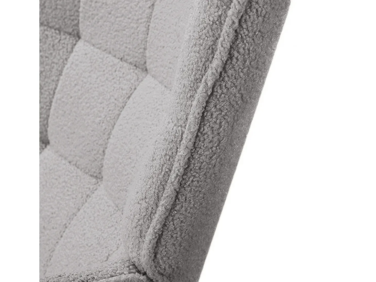 Cadeira de balanço - Cadeira relaxante para sala de estar e quarto - Cinza claro - 75 x 68 x 92 cm