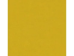 Cadeira de balanço com banco em veludo amarelo