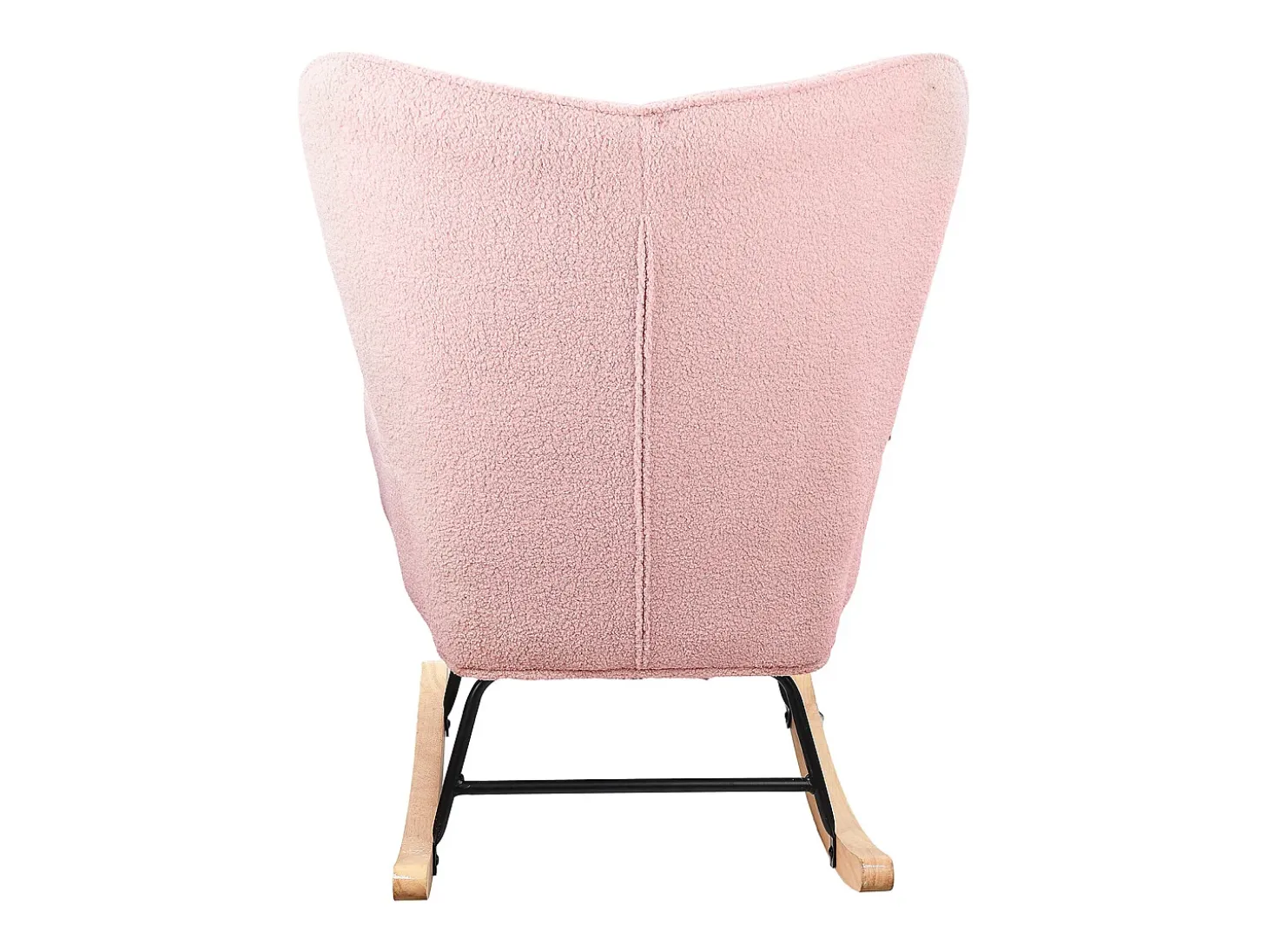 Cadeira de balanço para adultos - Cadeira de balanço ergonômica para áreas externas - para sala de estar - Rosa