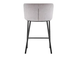 Cadeira de balcão 'Arthus' Tecido Bege, dimensões: A88,5 x L53 x P50,5 cm