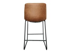 Cadeira de balcão MANCO PU Cognac, dimensões: A93 x L48 x P56 cm, ideal para a sua cozinha/balcão.