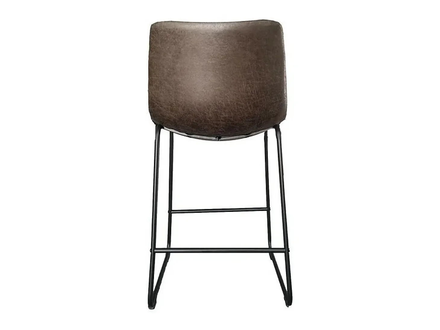 Cadeira de balcão MANCO PU Marrom Escuro, dimensões: H93 x L48 x P56 cm, ideal para sua cozinha/balcão.