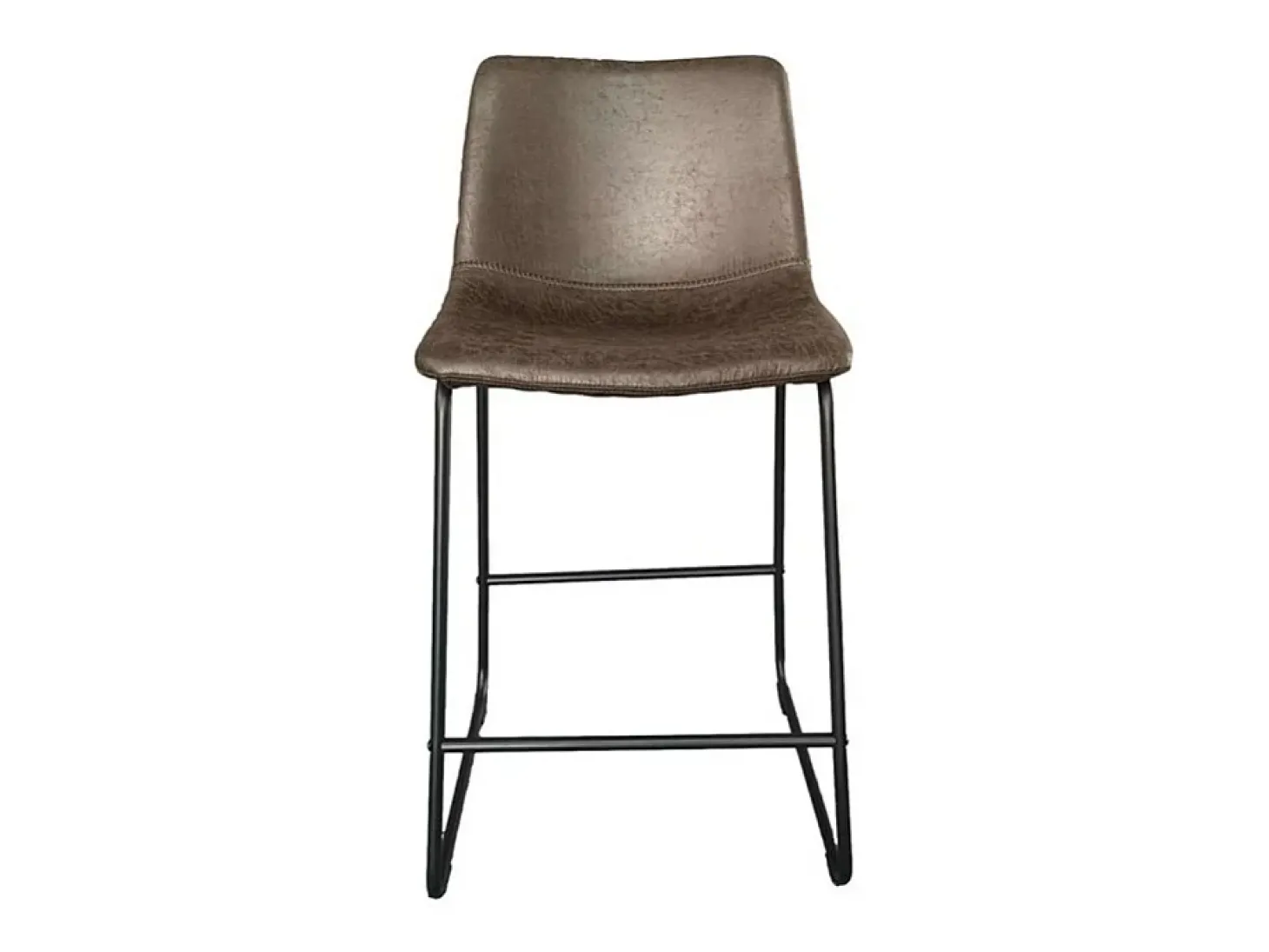 Cadeira de balcão MANCO PU Marrom Escuro, dimensões: H93 x L48 x P56 cm, ideal para sua cozinha/balcão.