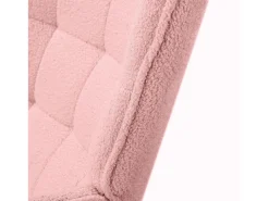Cadeira de baloiço para adulto - Cadeira de baloiço ergonómica para exteriores - para sala de estar - Jardim - Quarto - Rosa