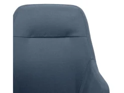 Cadeira de baloiço tecido azul