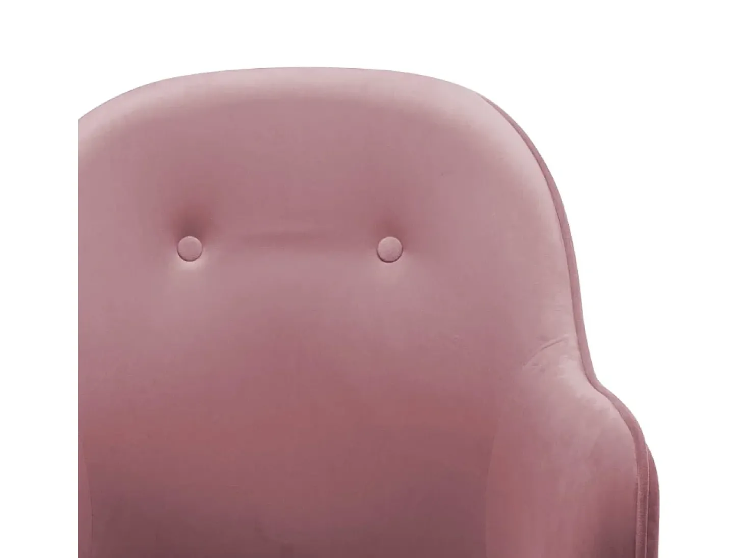 Cadeira de baloiço veludo rosa