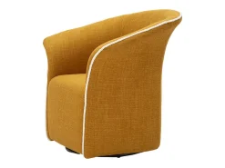 Cadeira de Braços VKH714, Amarelo, 80x83,5x66 cm, Kendra Home