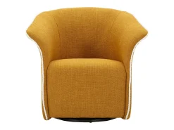 Cadeira de Braços VKH714, Amarelo, 80x83,5x66 cm, Kendra Home