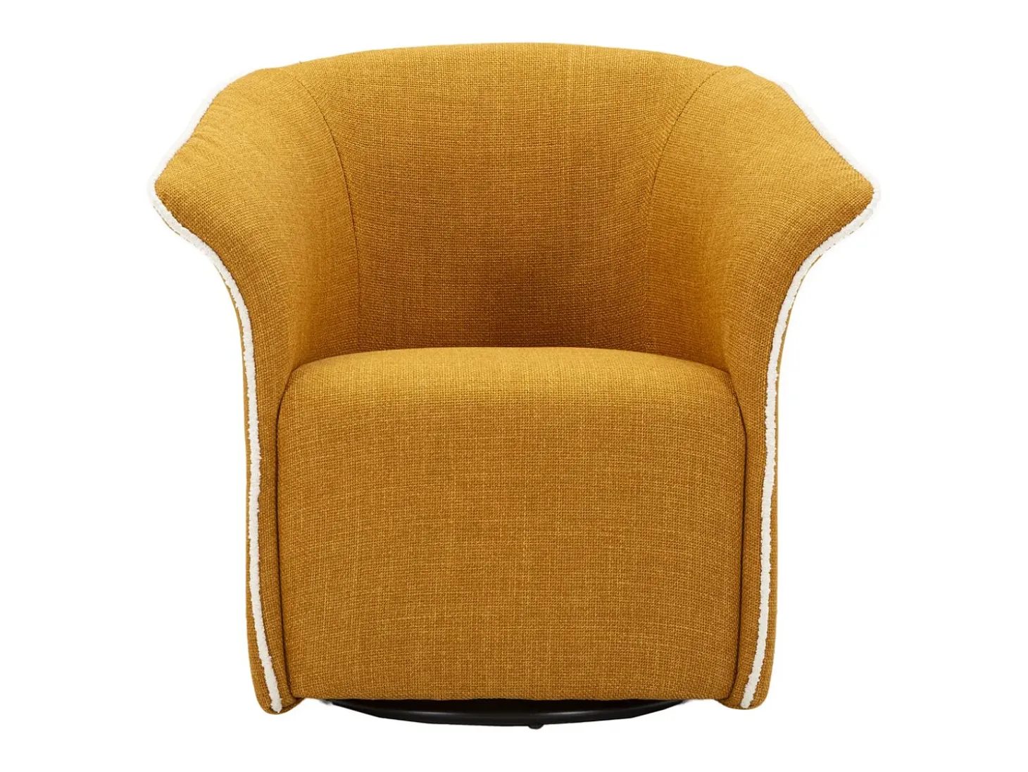 Cadeira de Braços VKH714, Amarelo, 80x83,5x66 cm, Kendra Home