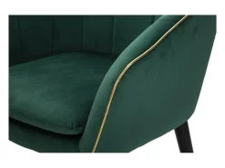 Cadeira de Braços VKH319, Verde, 62x58x78 cm, Kendra Home
