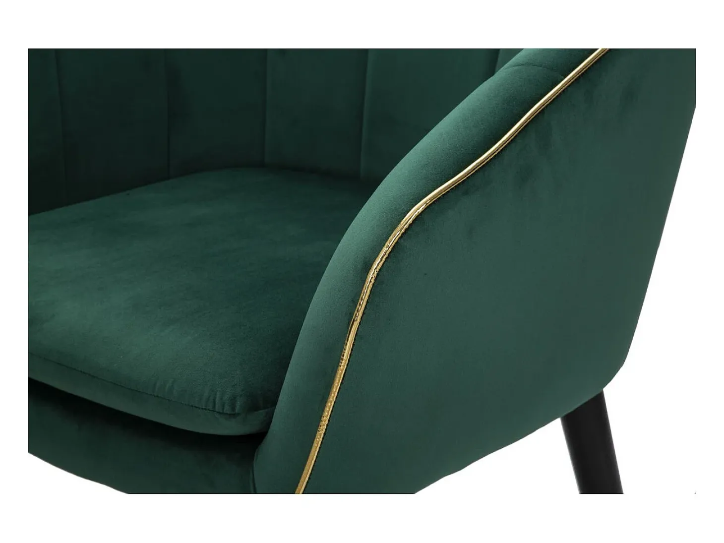 Cadeira de Braços VKH319, Verde, 62x58x78 cm, Kendra Home