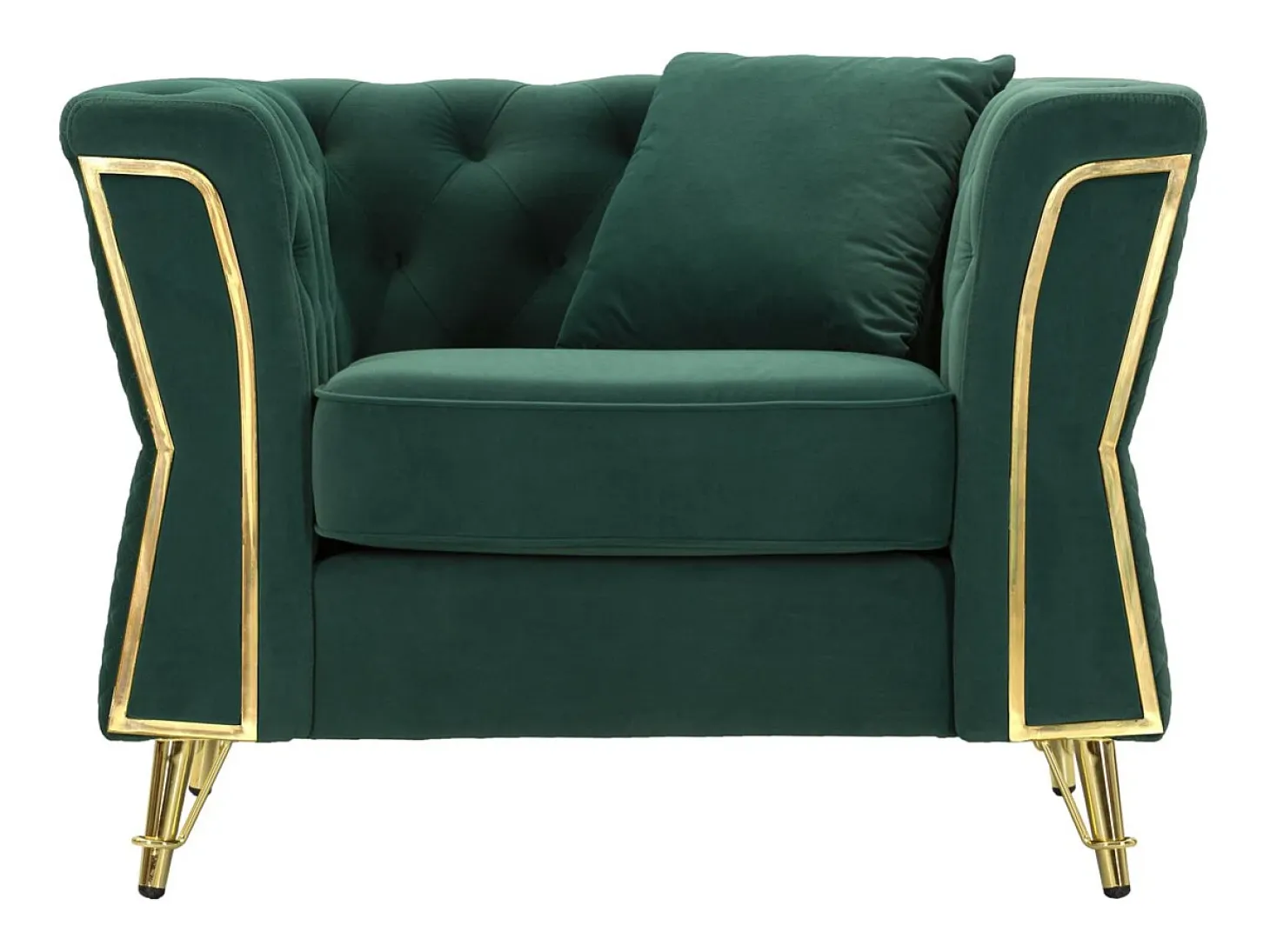 Cadeira de Braços VKH321, Verde, 104x83x76 cm, Kendra Home