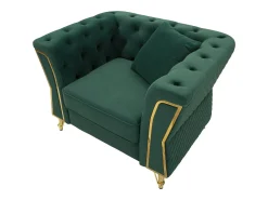 Cadeira de Braços VKH321, Verde, 104x83x76 cm, Kendra Home