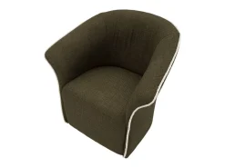 Cadeira de Braços VKH715, Verde, 80x83,5x66 cm, Kendra Home