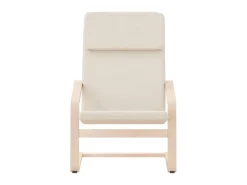 Cadeira de descanso tecido cor creme PT869300