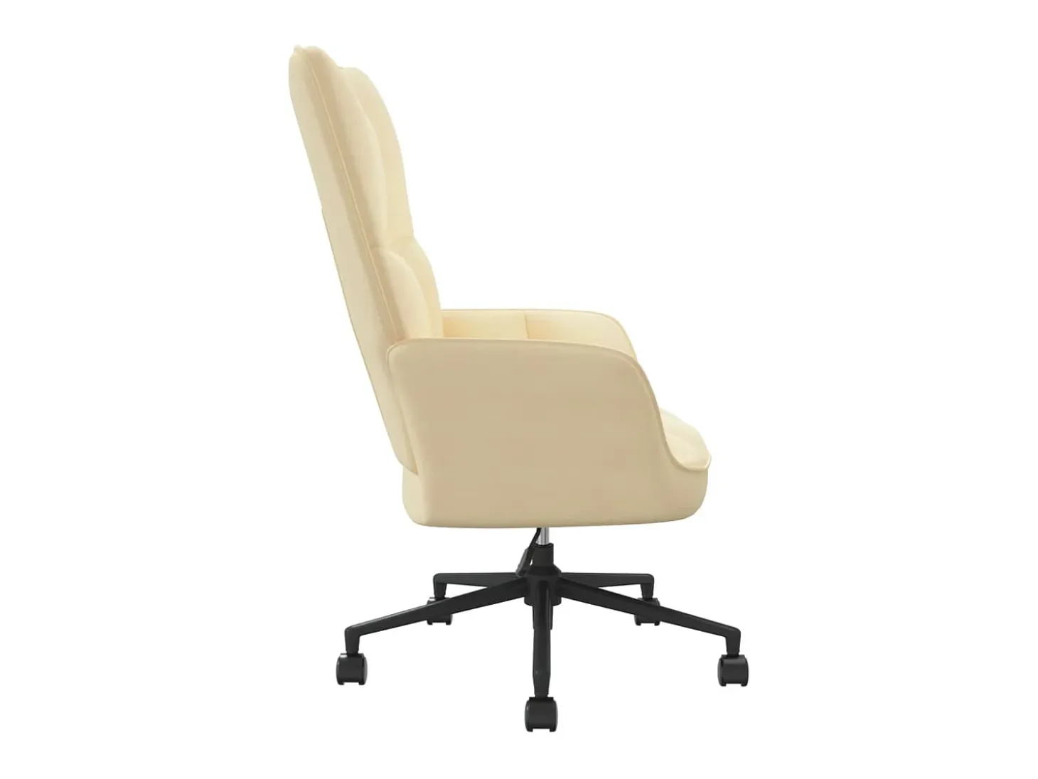 Cadeira de descanso veludo branco nata PT903911