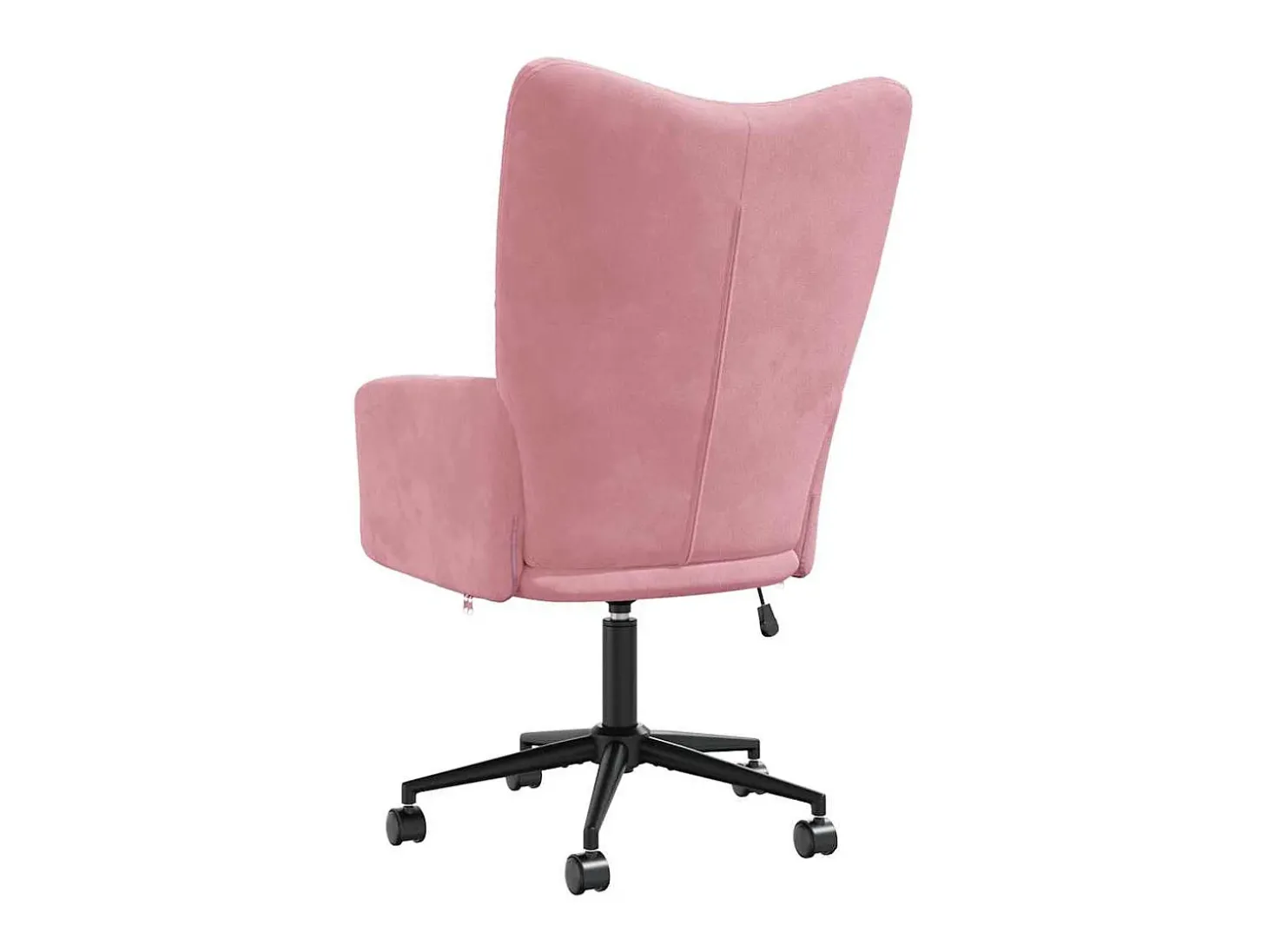 Cadeira de descanso veludo rosa
