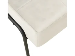 Cadeira de descanso 65x79x87 cm veludo creme PT624732