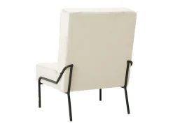 Cadeira de descanso 65x79x87 cm veludo creme PT624732