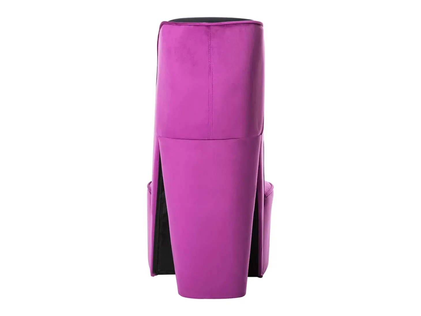 Cadeira estilo sapato de salto alto veludo roxo PT532133