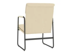 Cadeira lounge 55x64x80 cm tecido cor creme
