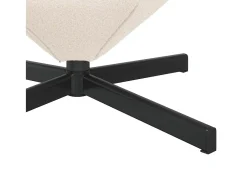 Cadeira ovo Creme 63 x 73 x 90 cm tecido