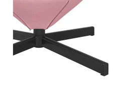 Cadeira ovo Rosa 63 x 73 x 90 cm Veludo