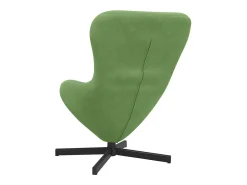 Cadeira ovo Verde Claro 63 x 73 x 90 cm Veludo