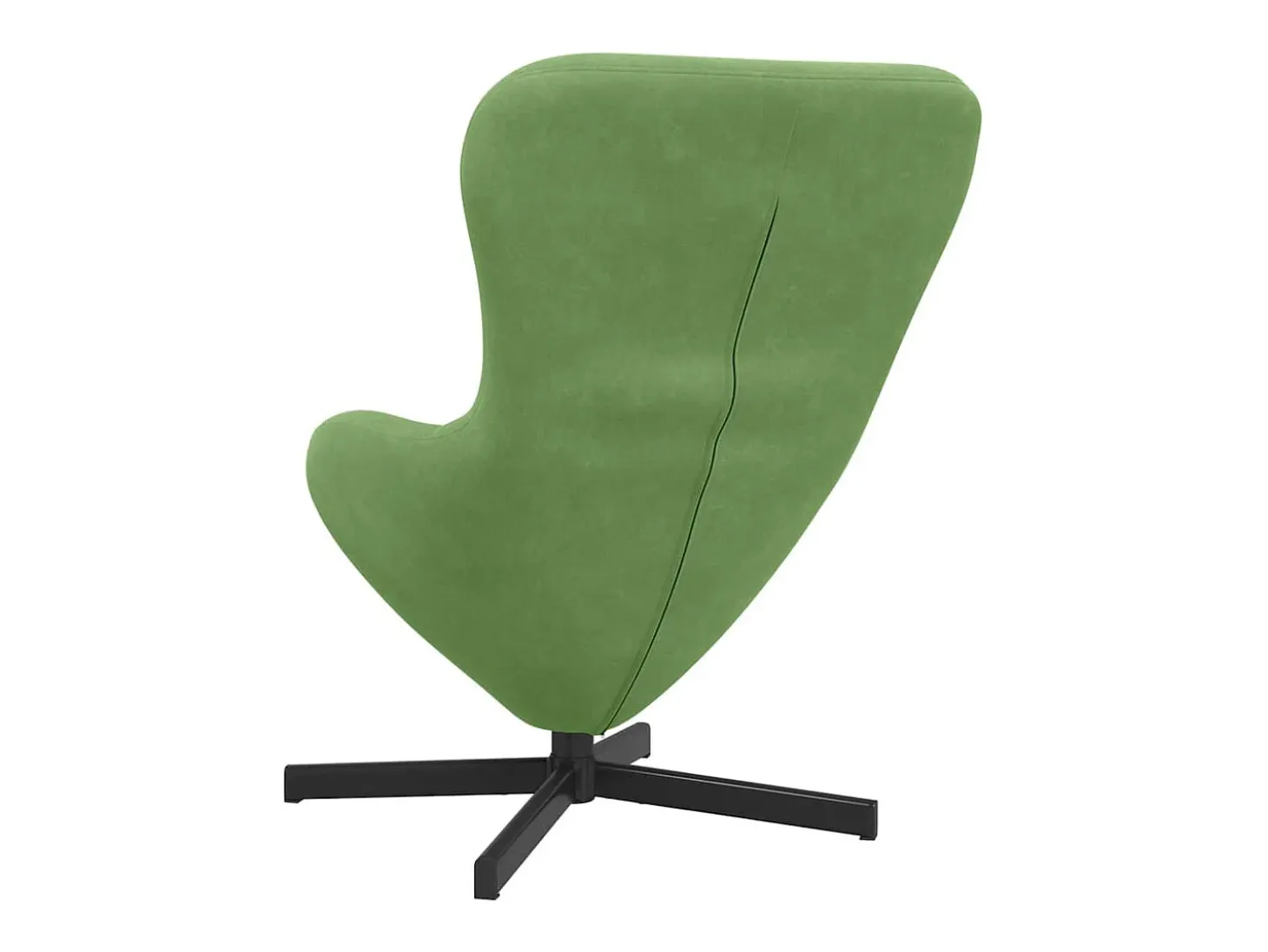 Cadeira ovo Verde Claro 63 x 73 x 90 cm Veludo