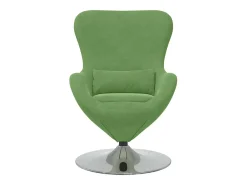 Cadeira ovo Verde Claro Veludo