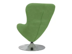 Cadeira ovo Verde Claro Veludo