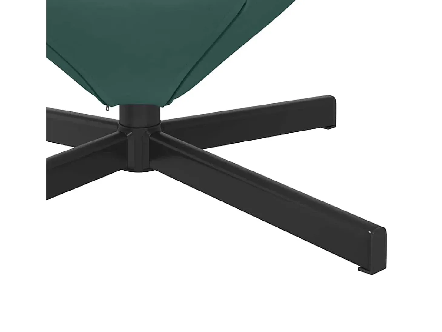 Cadeira ovo Verde Escuro 63 x 73 x 90 cm Veludo