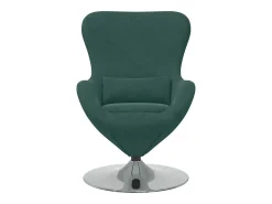 Cadeira ovo Verde Escuro Veludo