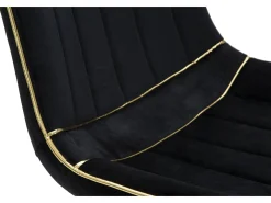 CADEIRA PARIS PRETO/DOURADO CONJUNTO 2 PCS CM 51X59X79