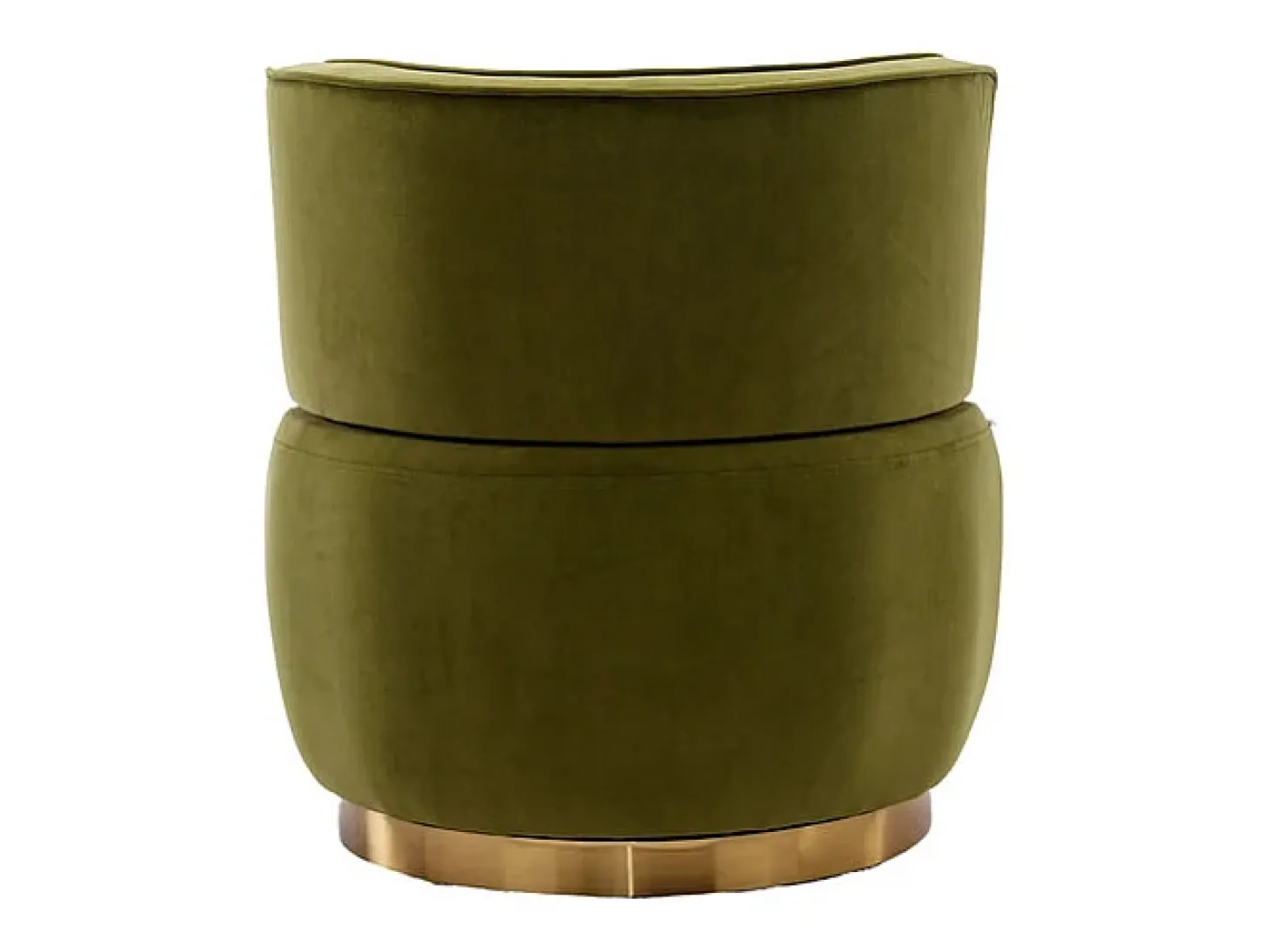 Cadeira Redonda Blataforma em Tecido de Loop Green Green - Backrest ergonômico - MAX 150KG - 62,5X62X69.5CM