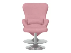 Cadeira Relax | Cadeira com Puff Rosa 63x73x90 cm Veludo SHL297162