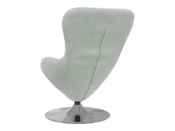 Cadeira Relax | Cadeira ovo Cinzento-claro 63x73x90 cm Veludo SHL615281
