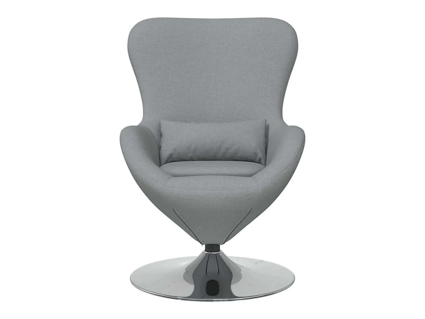 Cadeira Relax | Cadeira ovo Cinzento-claro 63x73x90 cm tecido SHL651963