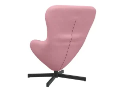 Cadeira Relax | Cadeira ovo Rosa 63x73x90 cm Veludo SHL33837