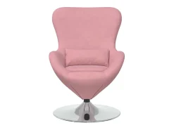 Cadeira Relax | Cadeira ovo Rosa 63x73x90 cm Veludo SHL820449